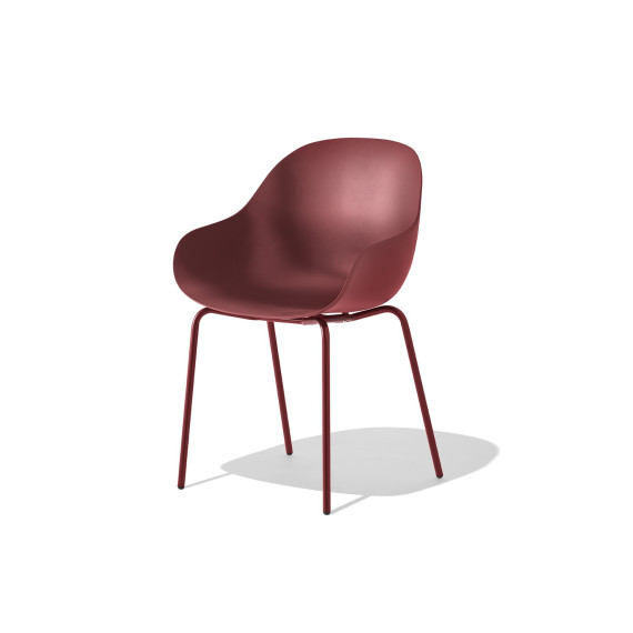 Chair with metal legs Connubia by Calligaris Academy