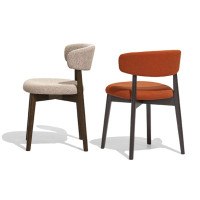 Chair with beech structure Connubia Talks