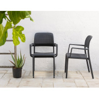 Chaise de jardin moderne empilable Nardi Bora