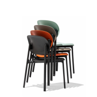 Stackable chair in technopolymer Connubia by Calligaris Zero.