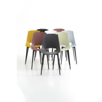 Polypropylene chair, fabric or leather Eva Pointhouse