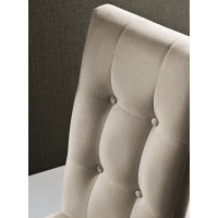 Chair in Alcantara fabric with Douglas wood legs Capodarte