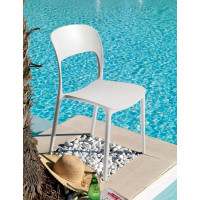 Modern polypropylene chair Bontempi Casa Gipsy