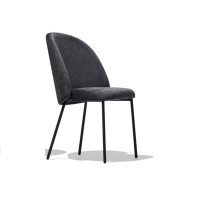 Tuka Mid padded chair with metal structure Connubia by Calligaris