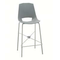 Hocker aus Leder oder Polypropylen Eva 6 Pointhouse