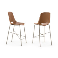 Leather or polypropylene Eva 6 Pointhouse stool