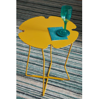 Coffee table/garden table Corolla entirely made of metal Meme design.