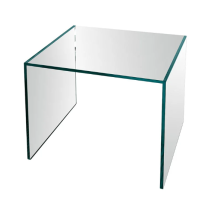 Trio coffee table in glass by Tonelli Design