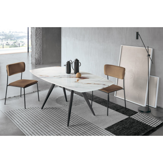 Table extensible ouverture spin system Elica Sedit