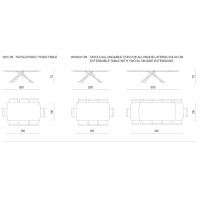 Table extensible avec plateau en placage Floyd Capodarte