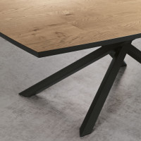 Extendable table with Floyd Capodarte veneered top