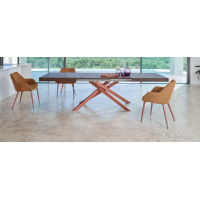 Ausziehbarer Boston-Tisch mit rechteckiger oder geformter Tischplatte von Friulsedie.