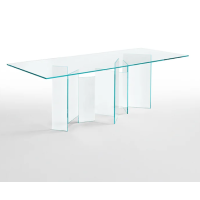 Design-Glas-Festtisch Metropolis Tonelli Design