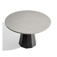 Fixed and round table Connubia Dix