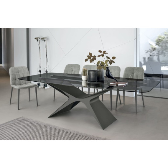 Elegant fixed barrel or rectangular table Baltik Sedit