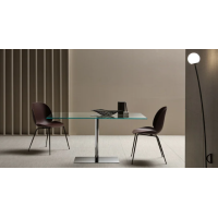 Table Farniente disponible en carré ou rectangulaire, Tonelli Design