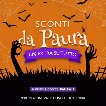 Sconti da paura: - 10% su tutto 